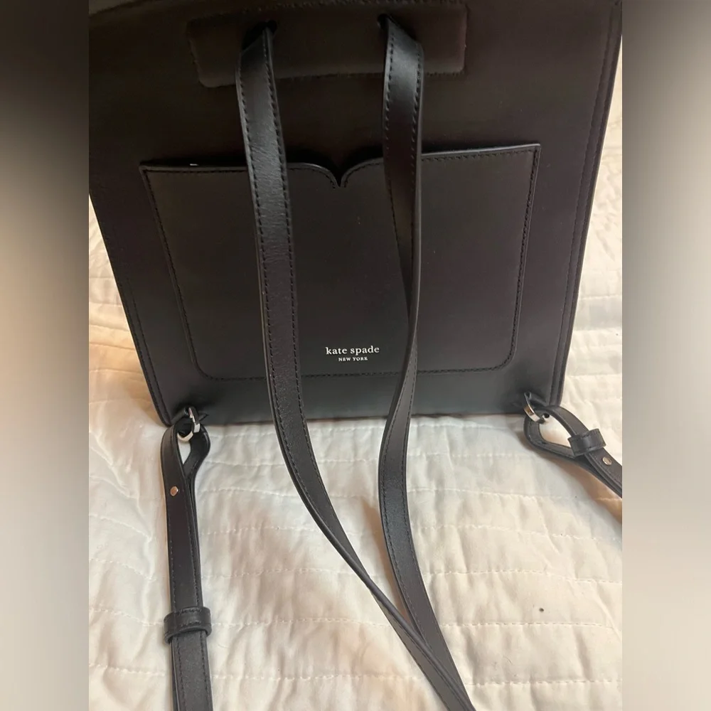 New Kate spade romy croc embossed backpack